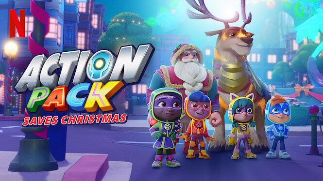 دانلود زیرنویس انیمیشن The Action Pack Saves Christmas 2022 - بلو سابتایتل